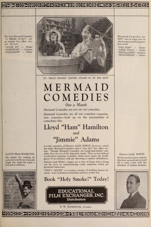Movie poster for Holy Smoke (1921)