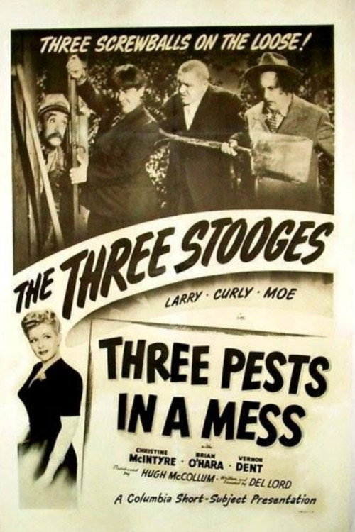 Movie poster for Three Pests in a Mess (1945)