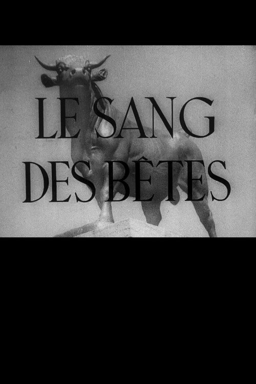 Movie poster for Blood of the Beasts (1949)
