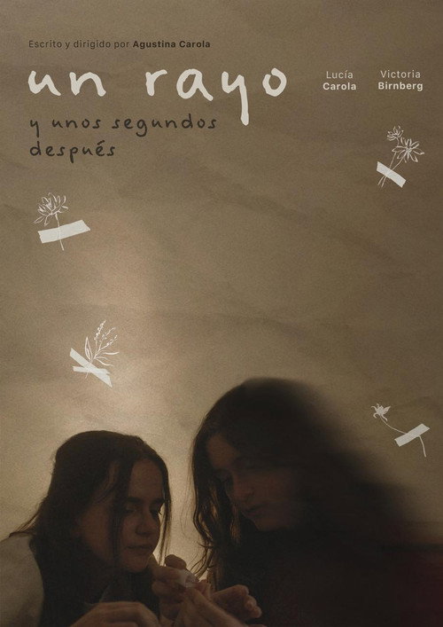 Movie poster for Un rayo y unos segundos después