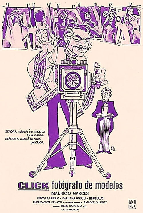 Movie poster for Click, fotógrafo de modelos (1970)