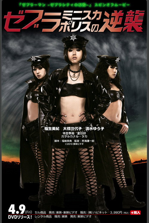 Movie poster for Revenge of the Zebra Miniskirt Police (2010)