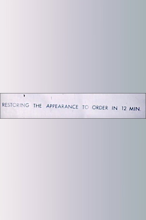 Movie poster for Restoring the Appearance to Order in 12 Minutes (1975)