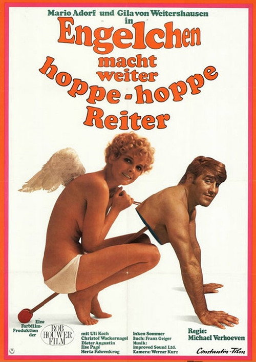 Movie poster for Hoppe Hoppe Reiter Engelchen macht weiter (1968)