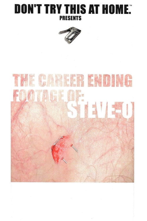 Movie poster for The Career Ending Footage of: Steve-O (2001)