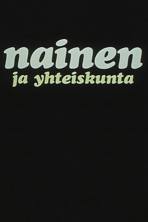 Movie poster for Woman and Society (1968)