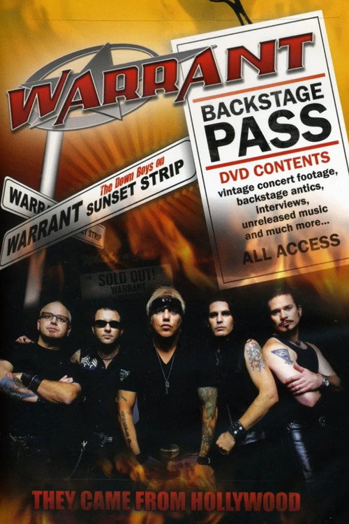 Movie poster for Warrant: They Came from Hollywood (2008)