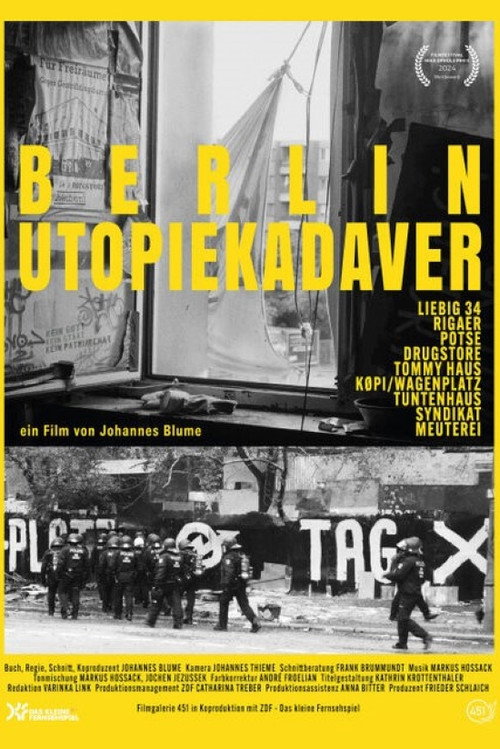 Movie poster for Berlin Utopiekadaver (2024)