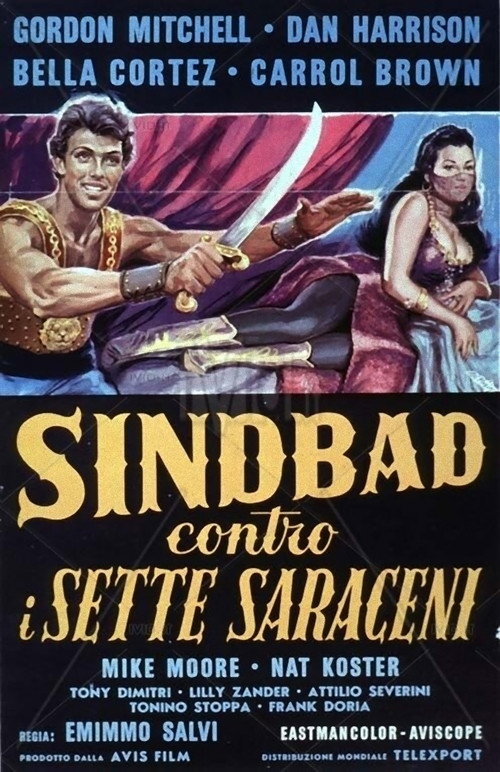 Movie poster for Ali Baba and the Seven Saracens (1964)