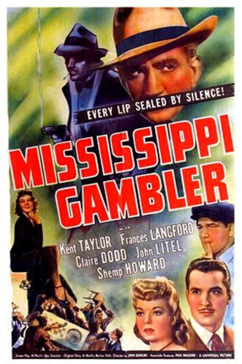 Movie poster for Mississippi Gambler (1942)