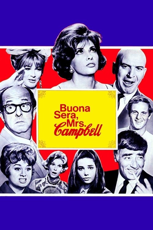 Movie poster for Buona Sera, Mrs. Campbell (1968)