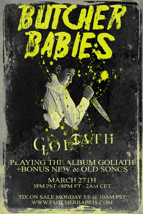 Movie poster for Goliath - Live Streaming Event by Butcher Babies (2021)
