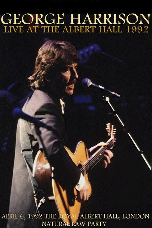 Movie poster for George Harrison: Live at The Royal Albert Hall (1992)