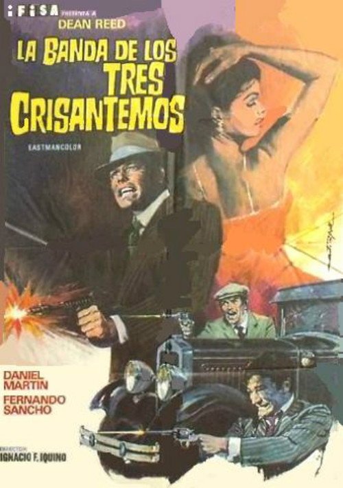 Movie poster for La banda de los tres crisantemos (1970)