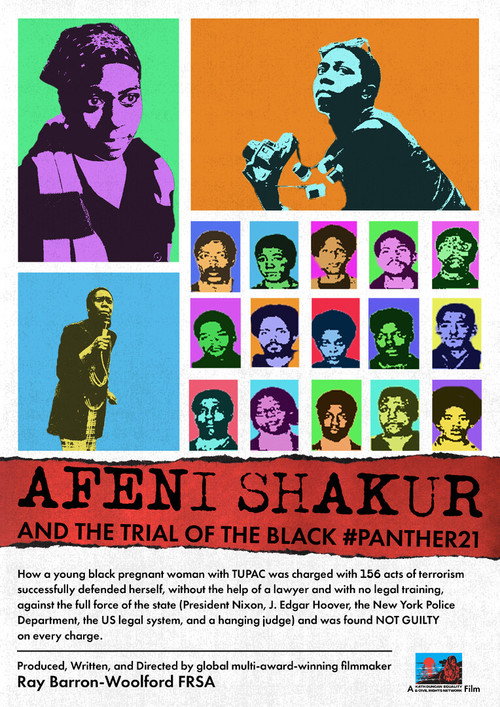 Movie poster for Afeni Shakur and the Trial of the Black Panther 21 (2024)