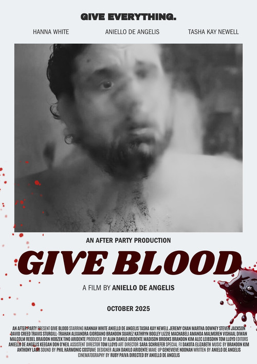 Movie poster for GIVE BLOOD (2025)