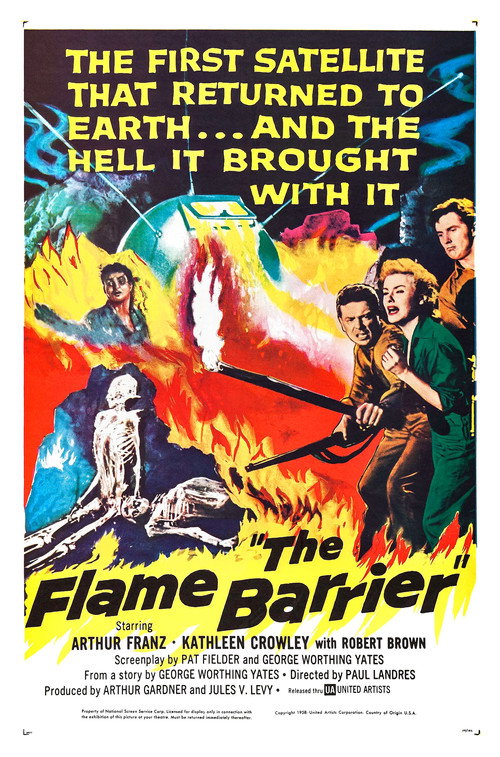 Movie poster for The Flame Barrier (1958)