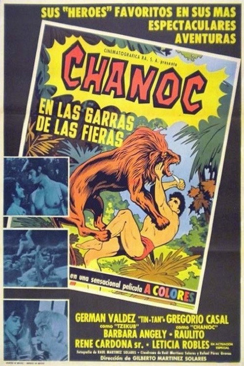 Movie poster for Chanoc en las garras de las fieras (1970)