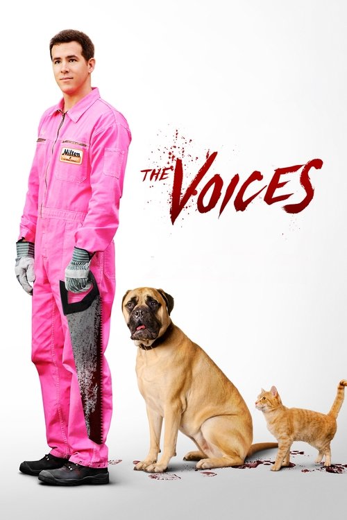 Movie poster for The Voices (2014)