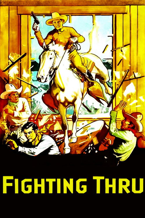 Movie poster for Fighting Thru (1930)