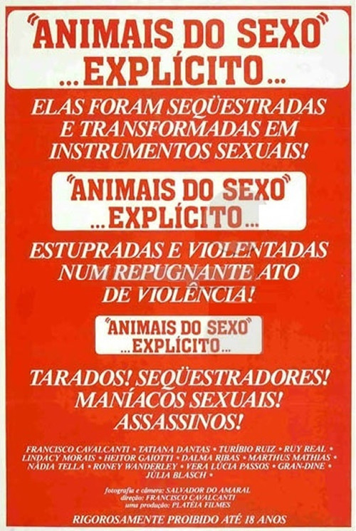 Movie poster for Animais do Sexo (1984)