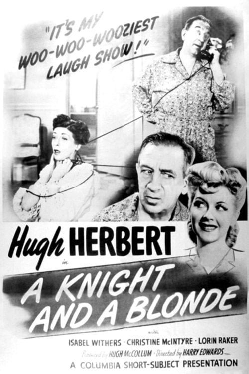 Movie poster for A Knight and a Blonde (1944)