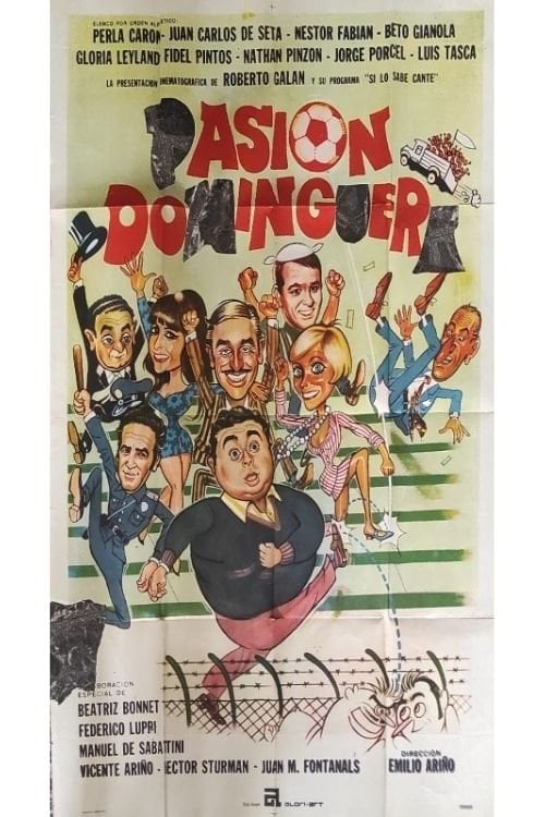 Movie poster for Pasión dominguera (1970)