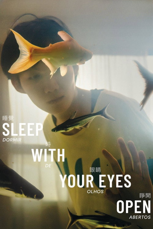 Movie poster for Sleep with Your Eyes Open (2024)