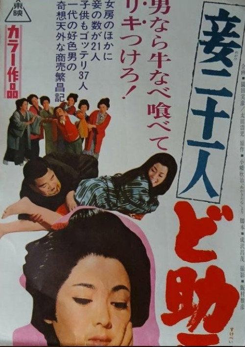 Movie poster for Twenty-One Concubines: The Life of a Pervert (1969)