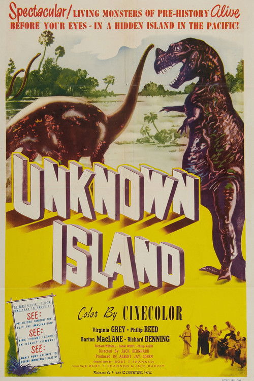 Movie poster for Unknown Island (1948)
