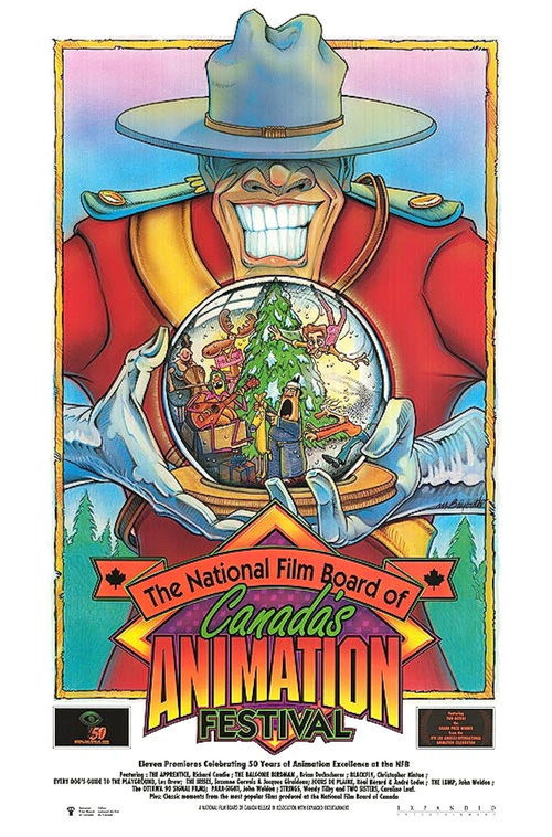Movie poster for The National Film Board of Canada's Animation Festival (1992)