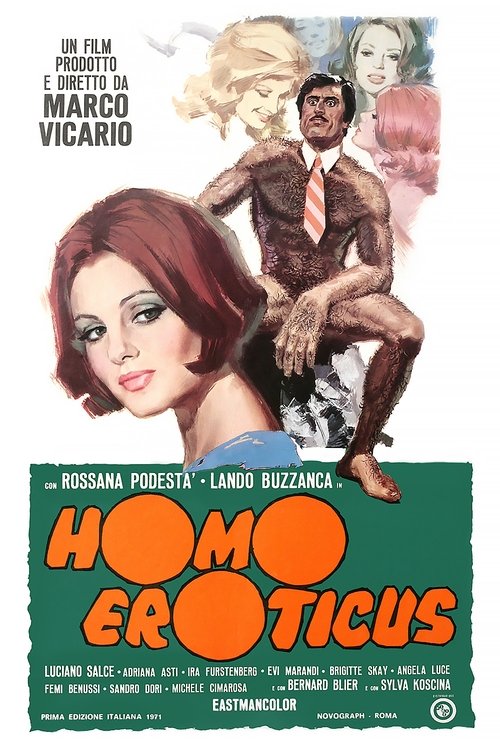 Movie poster for Homo Eroticus (1971)
