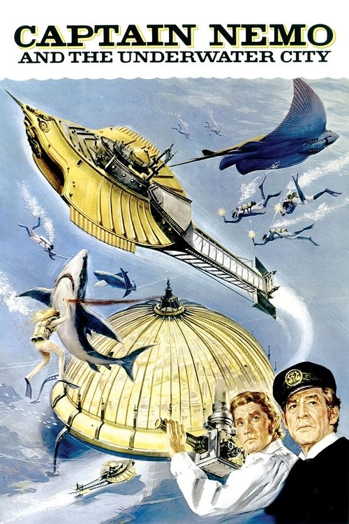 Movie poster for Captain Nemo and the Underwater City (1969)