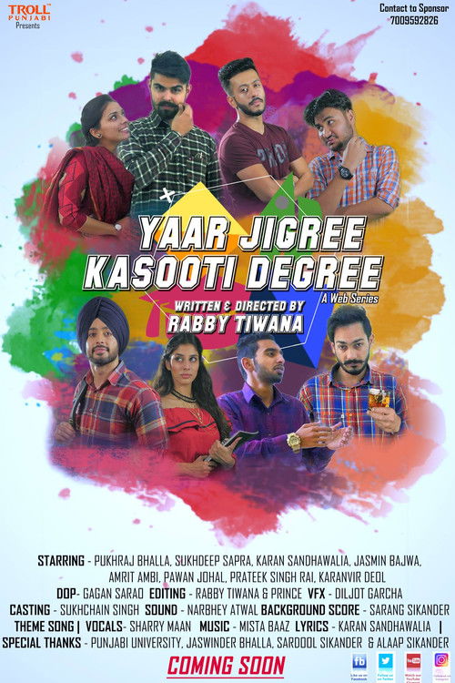 Yaar Jigree Kasooti Degree poster