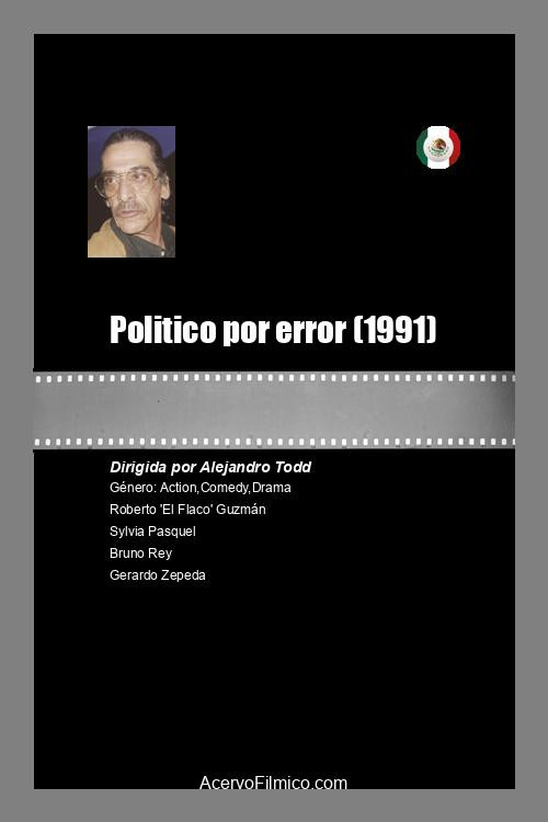Movie poster for Politico por error (1991)