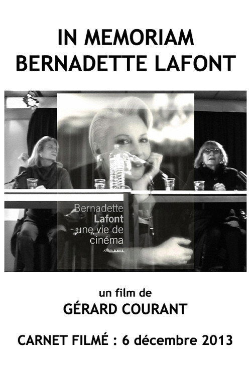 Movie poster for In Memoriam Bernadette Lafont (2013)