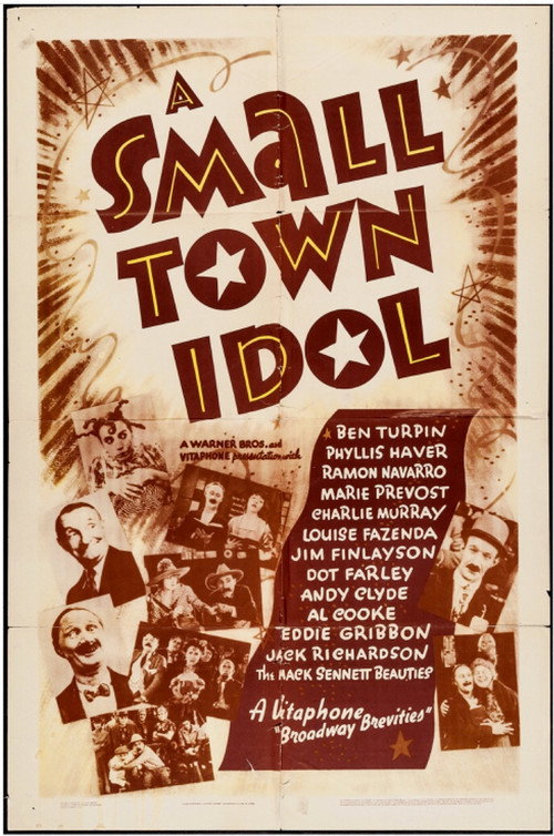 Movie poster for A Small Town Idol (1939)