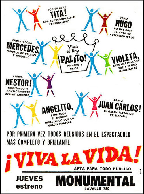 Movie poster for ¡Viva la vida! (1969)