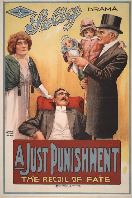 Movie poster for A Just Punishment (1914)