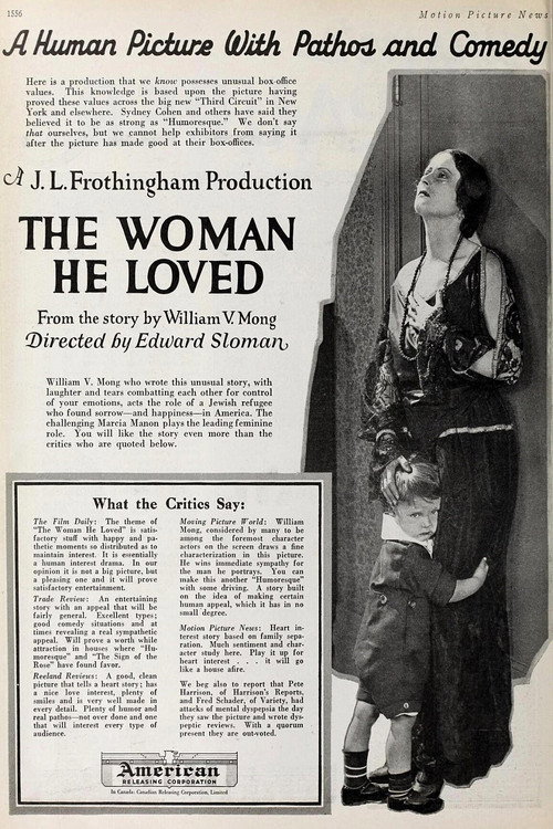 Movie poster for The Woman He Loved (1922)