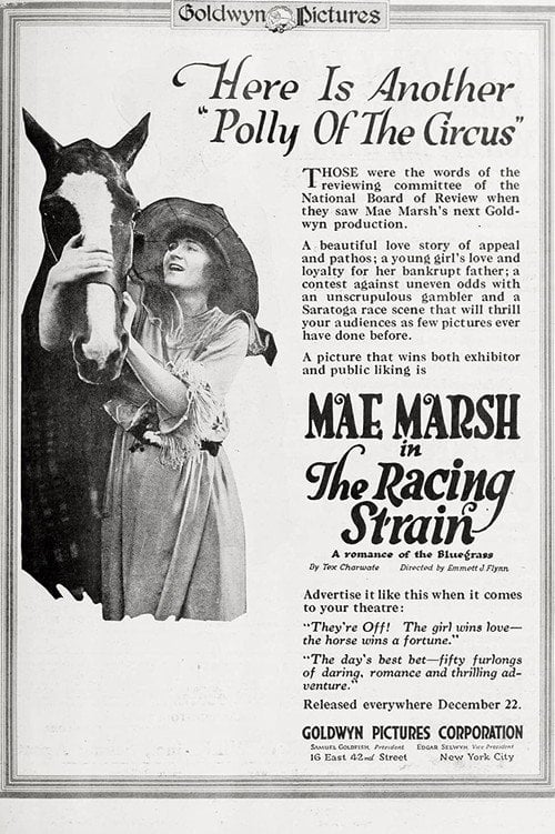 Movie poster for The Racing Strain (1918)