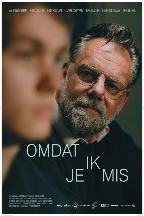 Movie poster for Omdat ik je mis (2025)