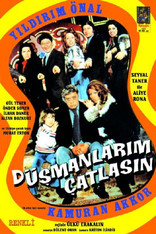 Movie poster for Düşmanlarım Çatlasın (1974)
