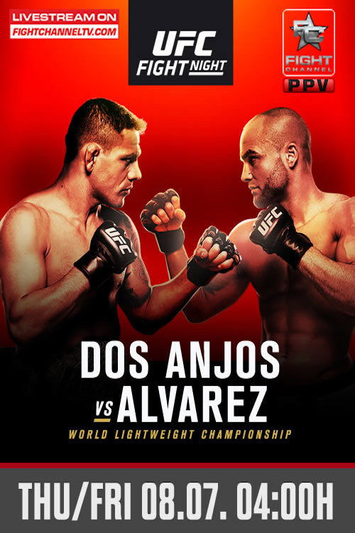 Movie poster for UFC Fight Night 90: Dos Anjos vs. Alvarez (2016)
