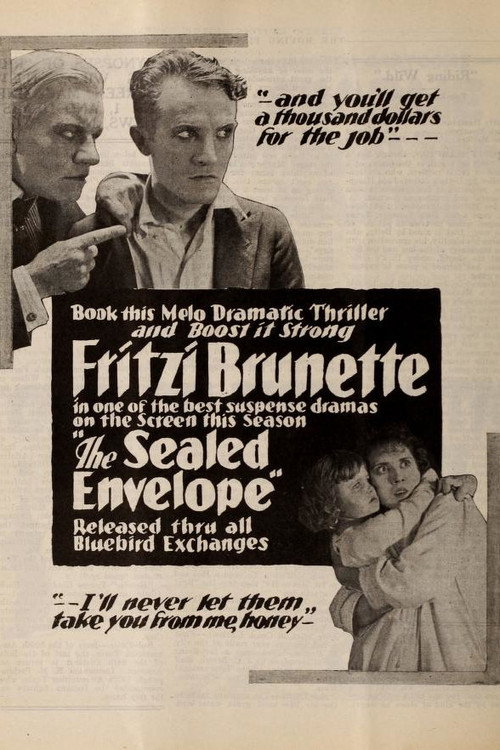 Movie poster for The Sealed Envelope (1919)