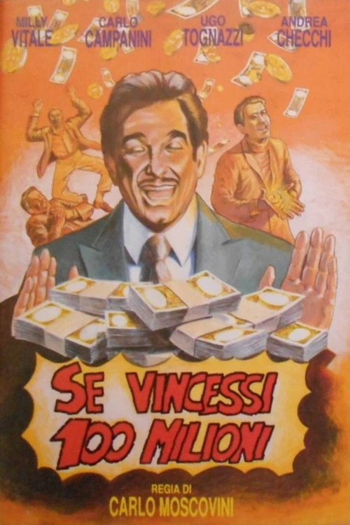 Movie poster for Se vincessi cento milioni (1953)