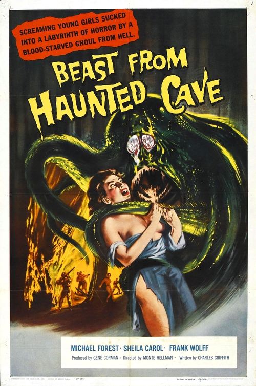 Movie poster for Beast from Haunted Cave (1959)