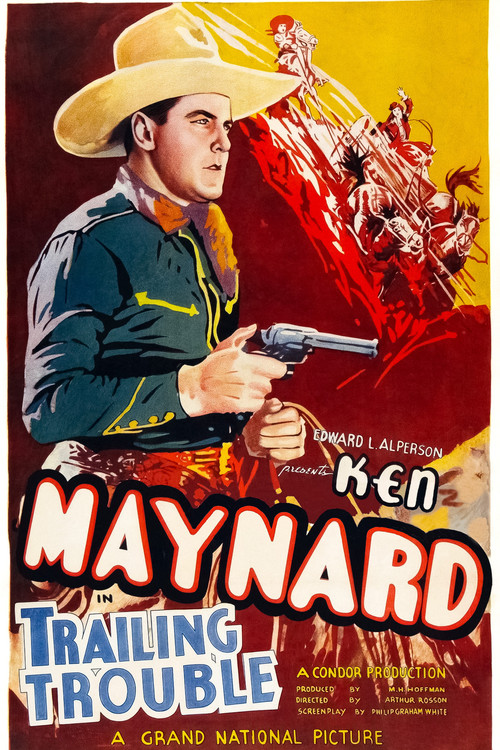 Movie poster for Trailing Trouble (1937)