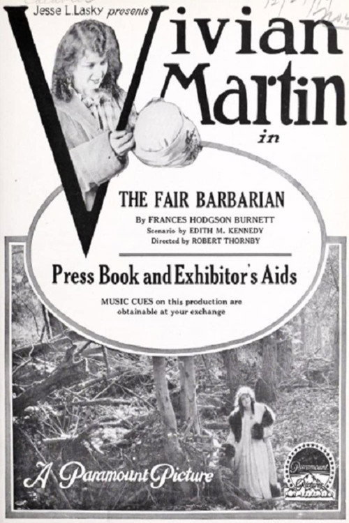 Movie poster for The Fair Barbarian (1917)