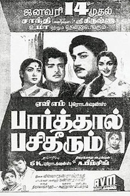 Movie poster for Parthal Pasi Theerum (1962)